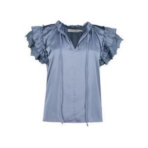 Bishop + Young Nikki Flutter Sleeve Top NEW NWT